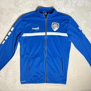 Capelli Sport Men's Jacket CS Cool Albion SC Portland Full Zip Size Large Blue